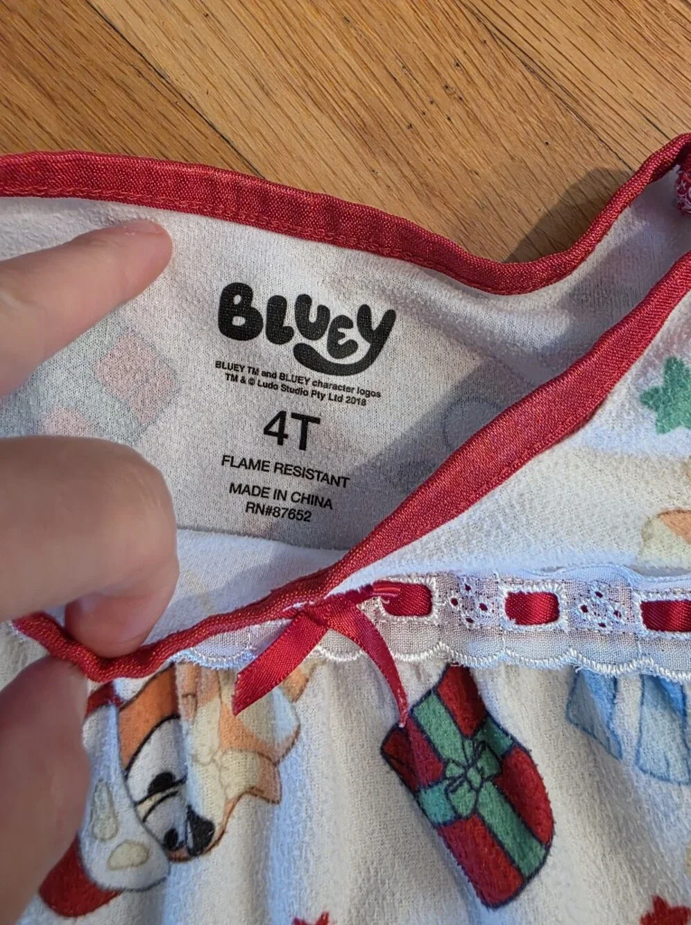 Bluey Christmas Nightgown